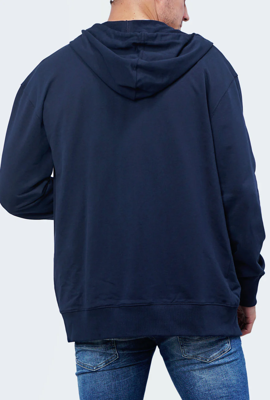 Jaket Hoodie Foblue Navy - Image 6