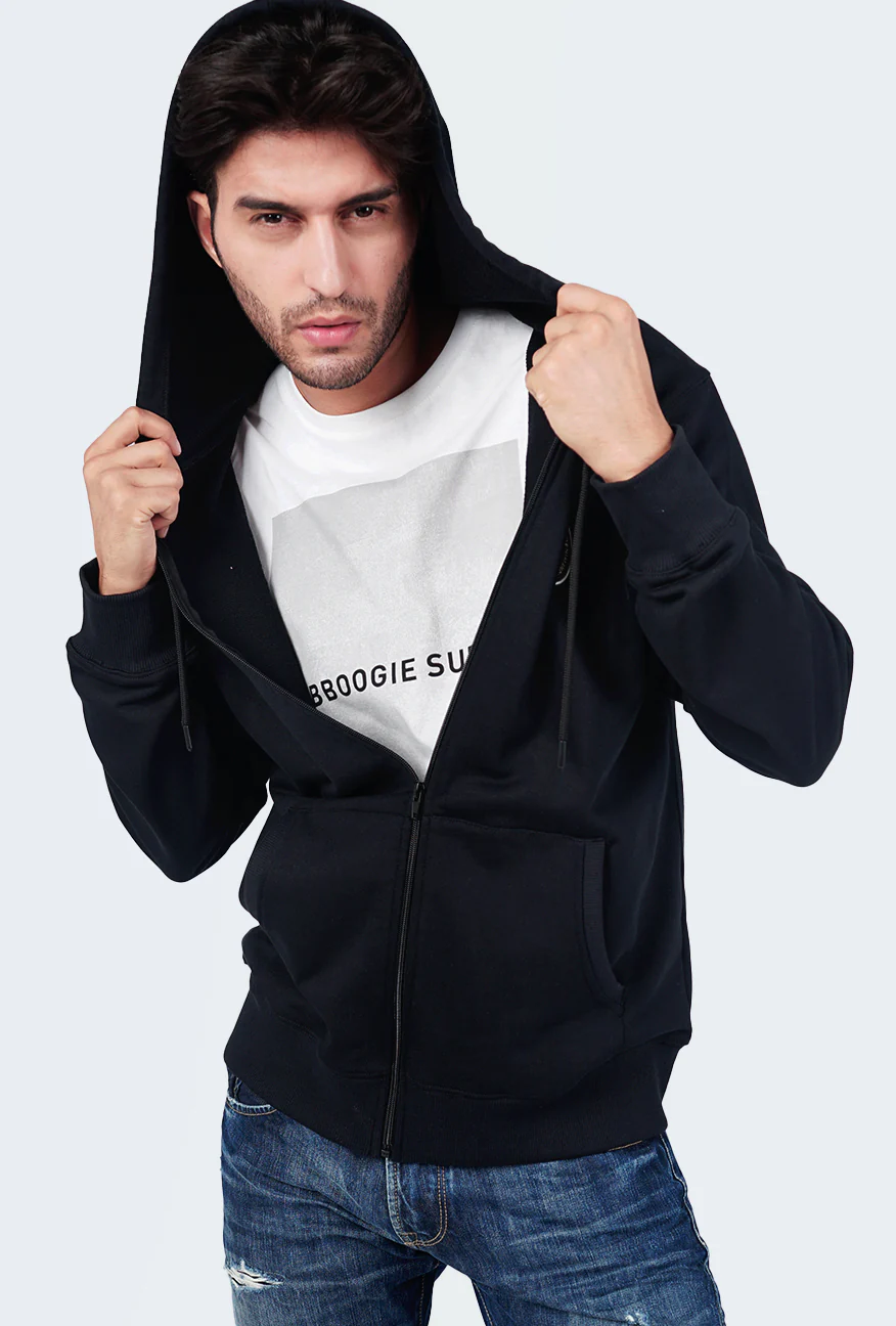 Jaket Hoodie Luxen Black - Image 2