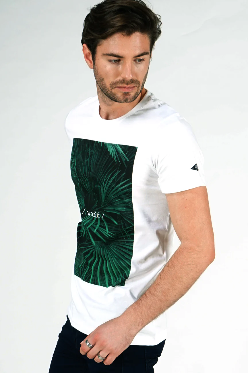 T-Shirt Lengan Pendek Jarquin Offwhite Regular - Image 2