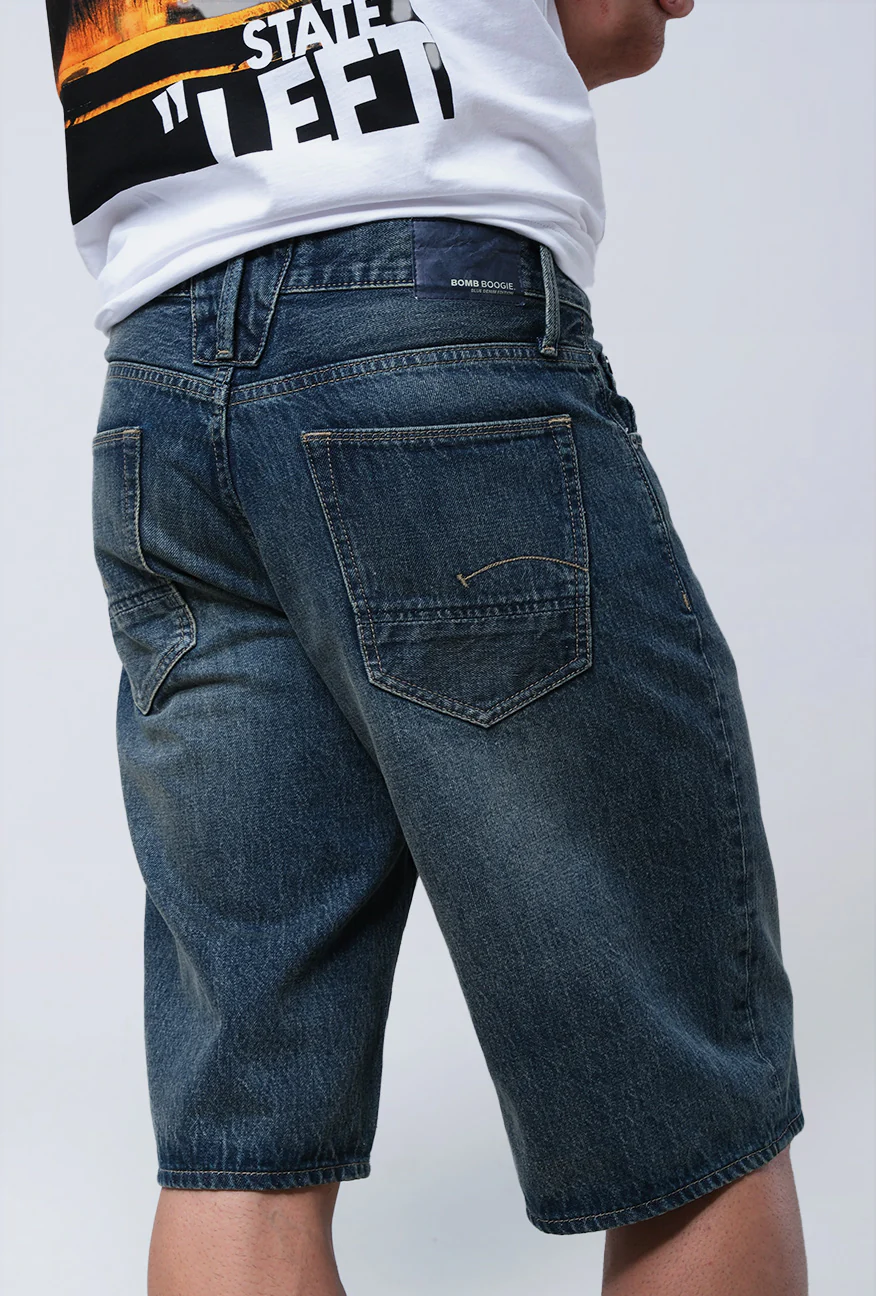 Jeans Short K02 Series Medium Blue - Image 4