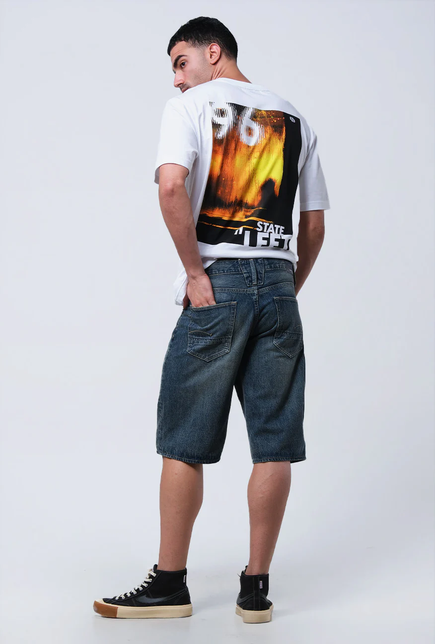 Jeans Short K02 Series Medium Blue - Image 5