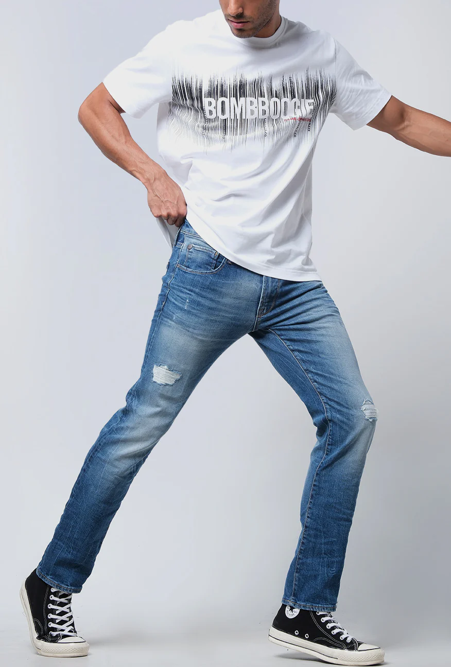 Jeans Skinny J7 Series Light Blue With Destroy - Image 2