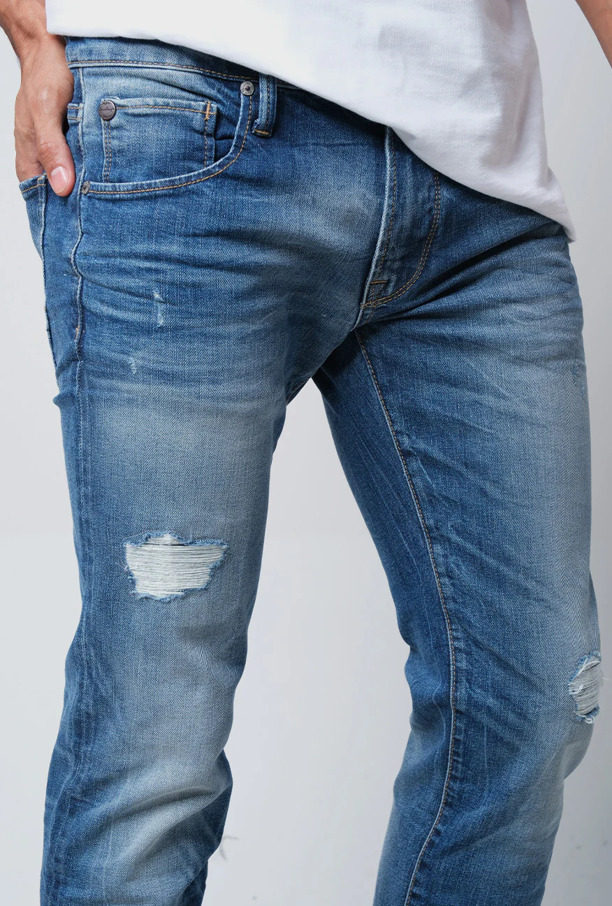 Jeans Skinny J7 Series Light Blue With Destroy - Image 5