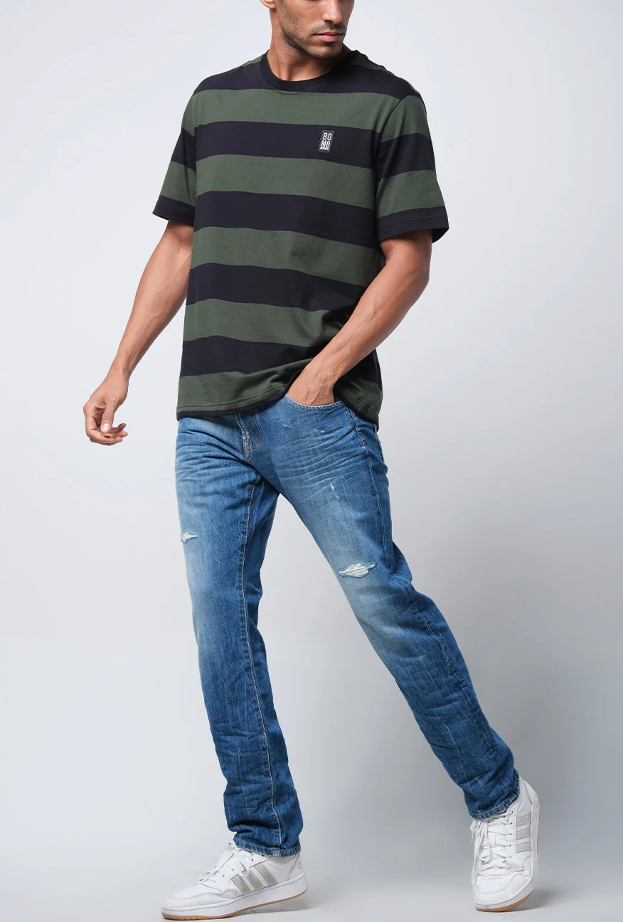 Jeans Slimfit J7 Series Light Blue With Destroy - Image 2