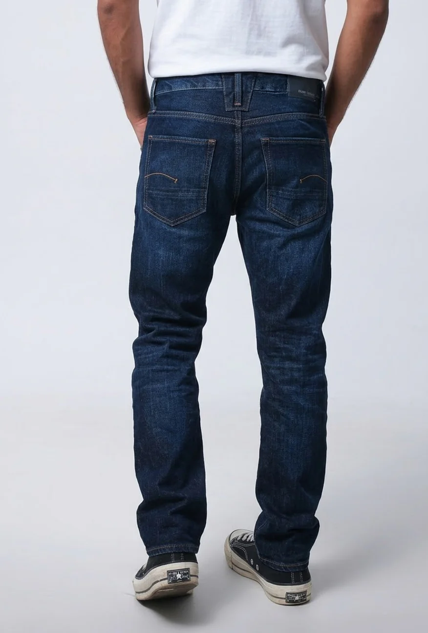 Jeans Slimfit L3 Series Dark Blue With Handmade - Image 3