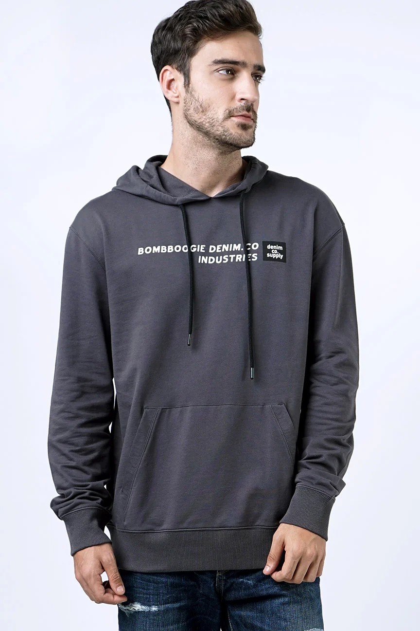 Sweater Hoodie Joshiper Dark Grey
