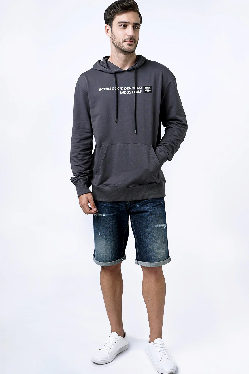 Sweater Hoodie Joshiper Dark Grey - Image 3