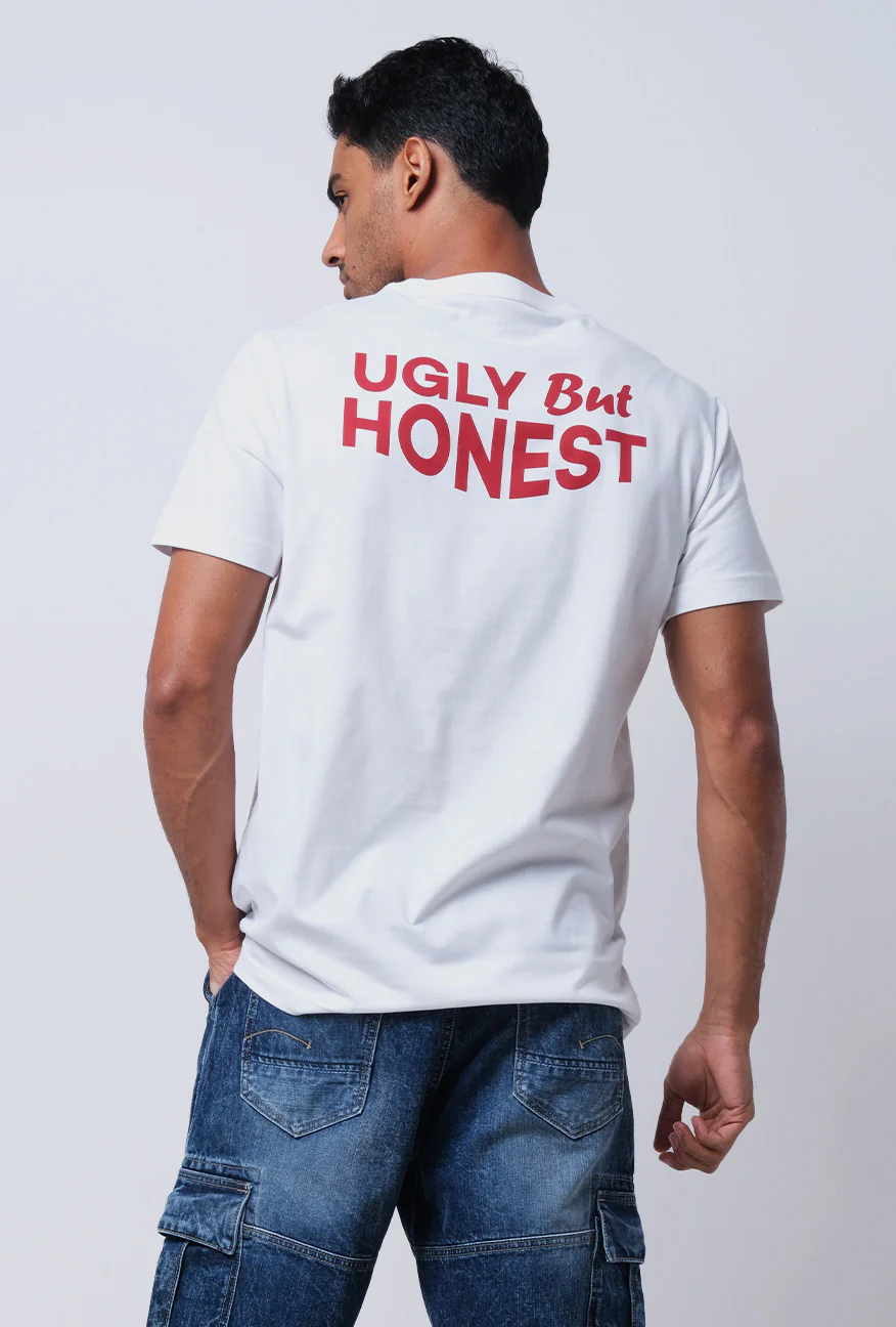 T-Shirt Lengan Pendek Regular Larenn Offwhite - Image 2