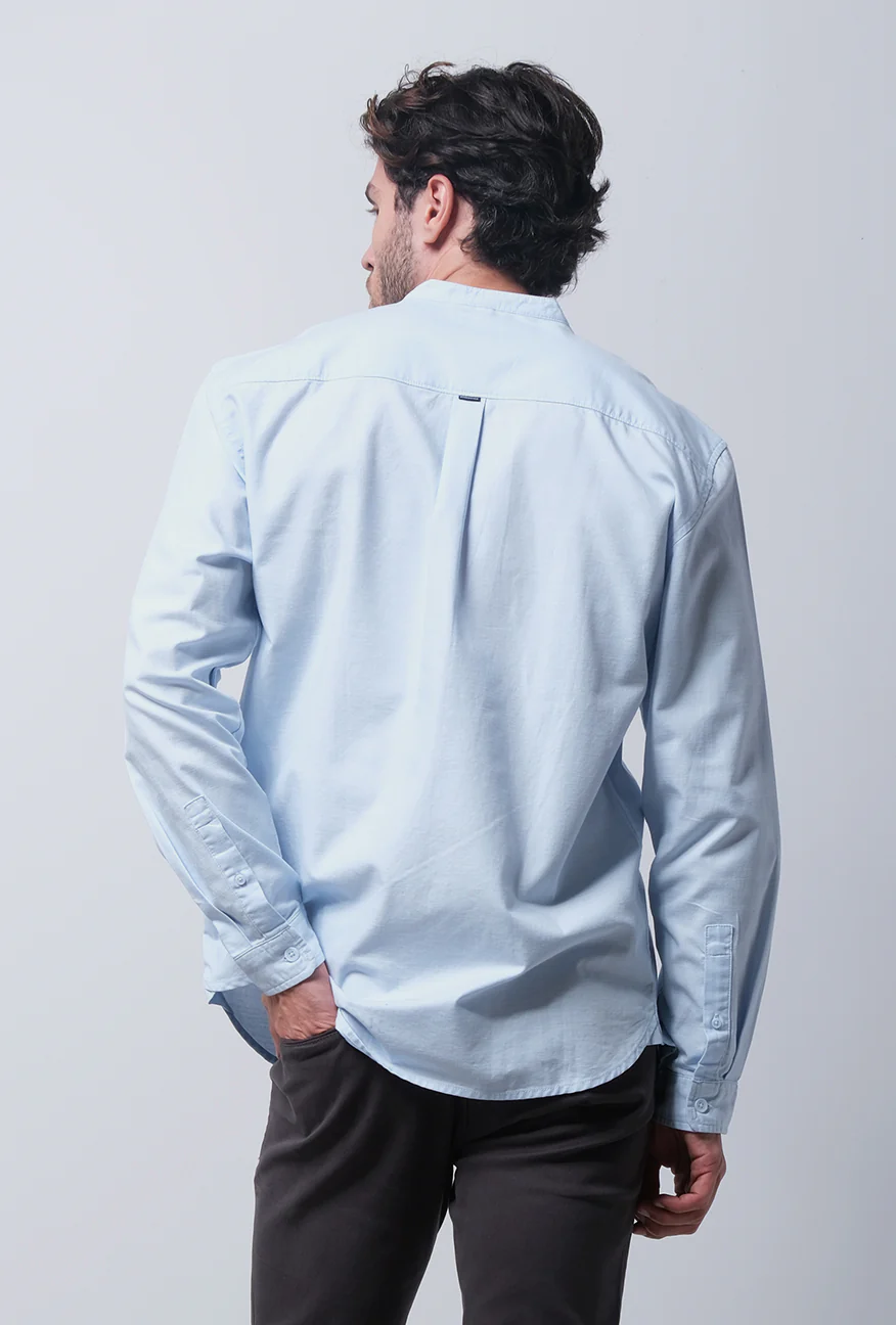 Kemeja Koko Lengan Panjang Coby Light Blue - Image 7