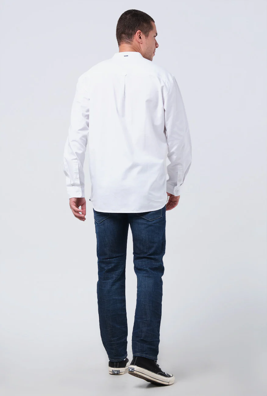 Kemeja Koko Lengan Panjang Regular Macto White - Image 4
