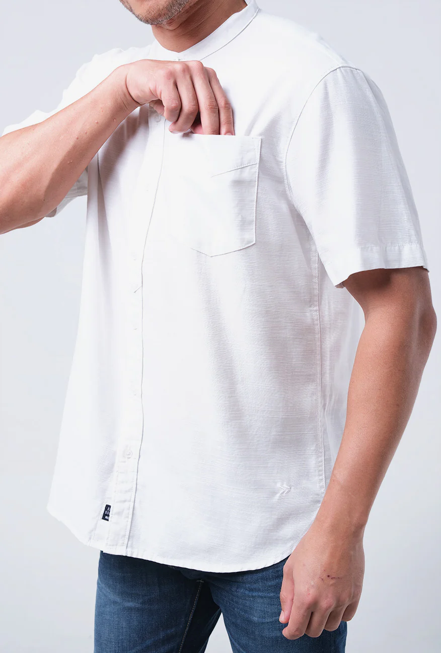 Kemeja Koko Lengan Pendek Stroyer Offwhite - Image 2