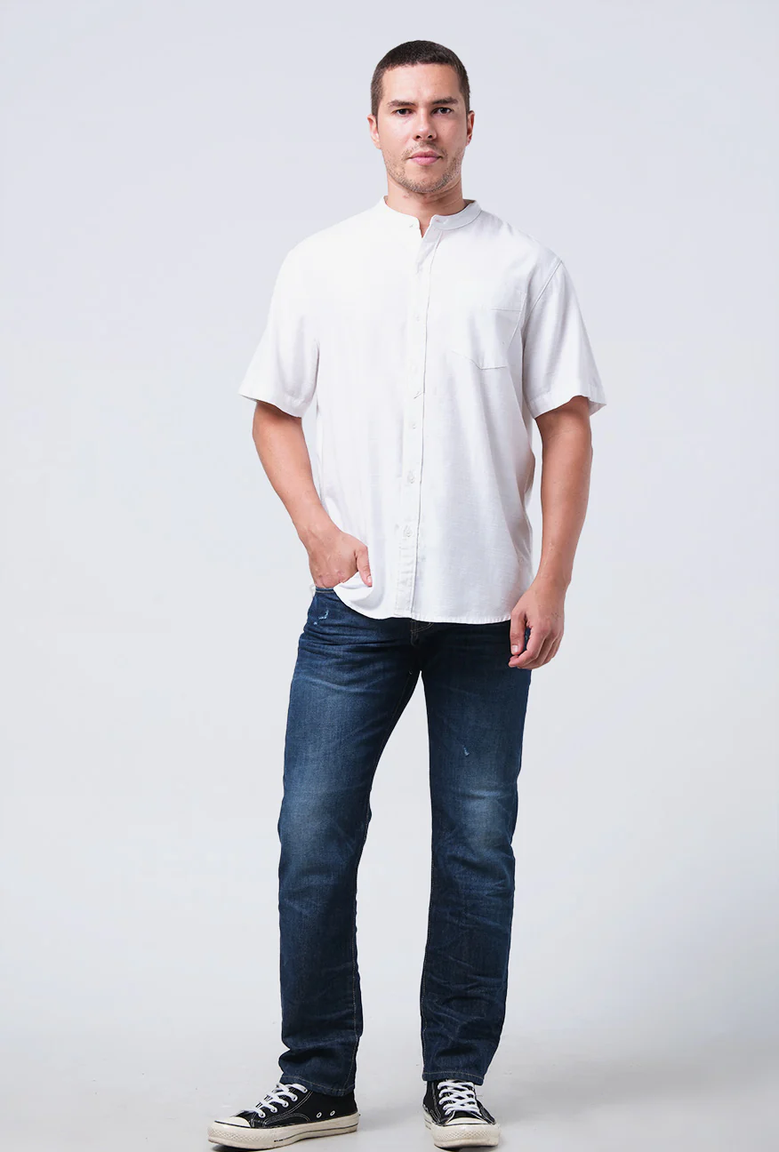 Kemeja Koko Lengan Pendek Stroyer Offwhite - Image 4