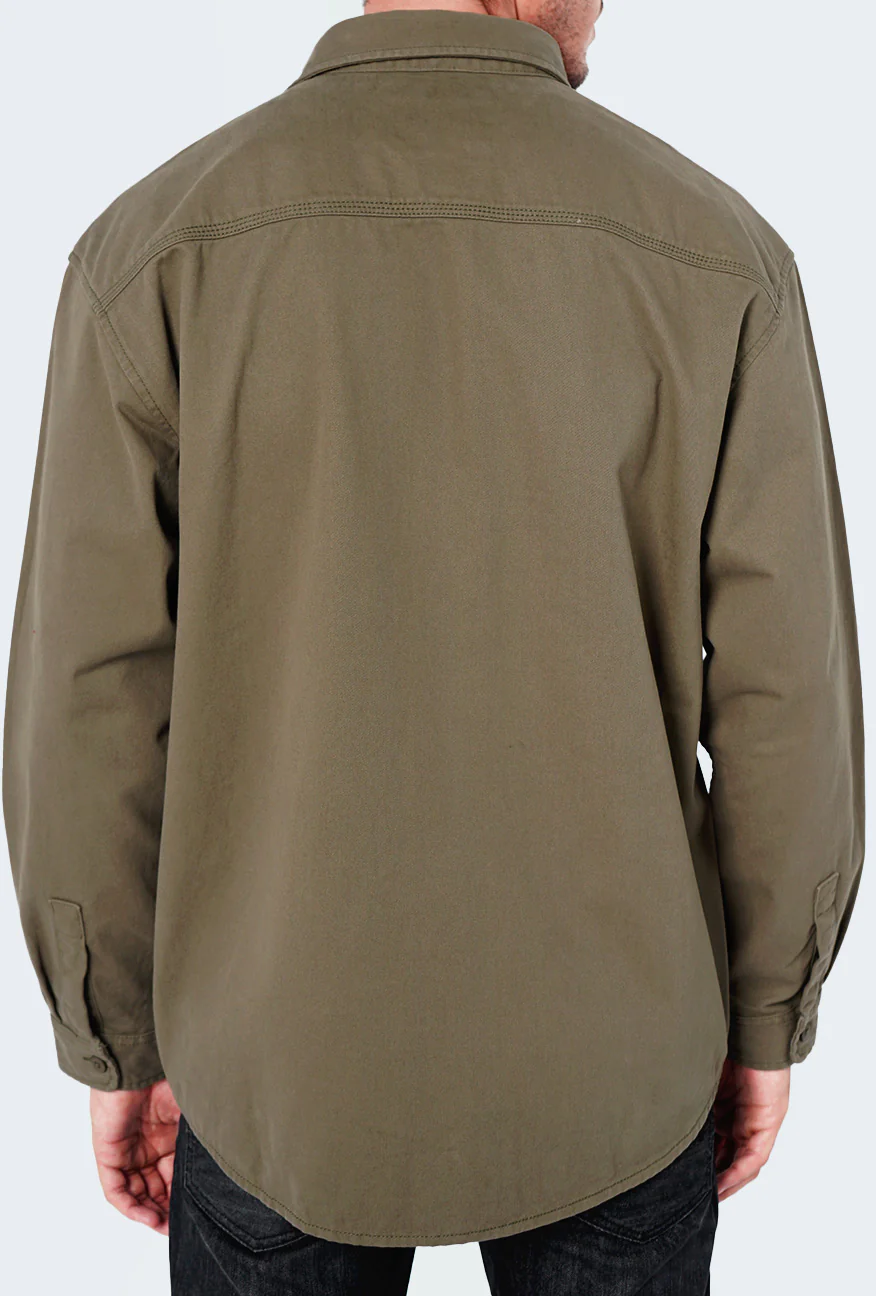 Kemeja Lengan Panjang Outer Dazzle Green Army - Image 3
