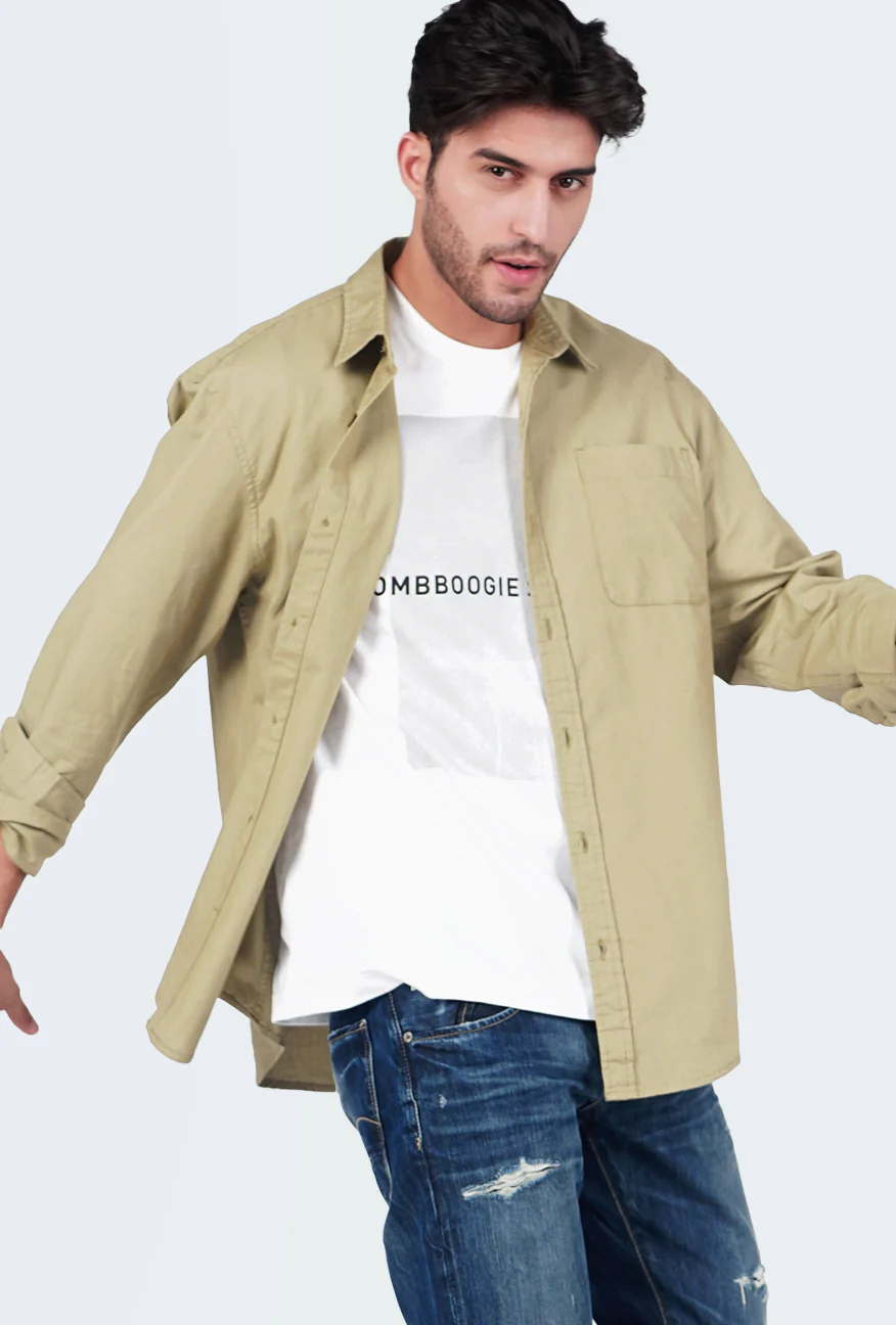 Kemeja Lengan Panjang Regular Shirt Hersey 2.0 Olive