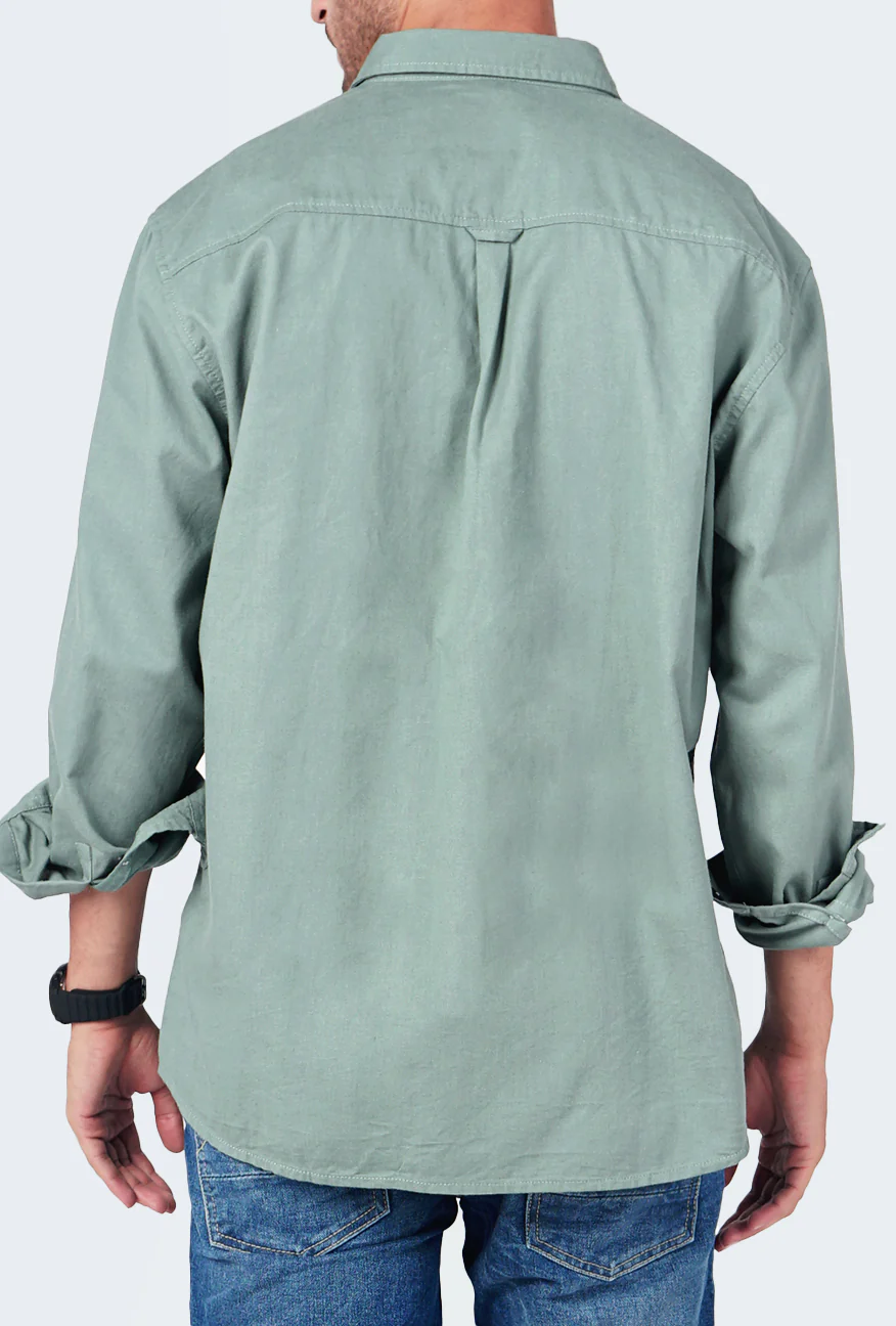 Kemeja Lengan Panjang Ottoman 3.0 Medium Green - Image 5