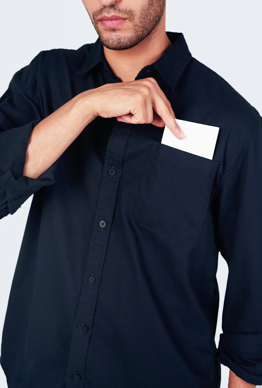 Kemeja Lengan Panjang Ottoman 4.0 Dark Navy - Image 4