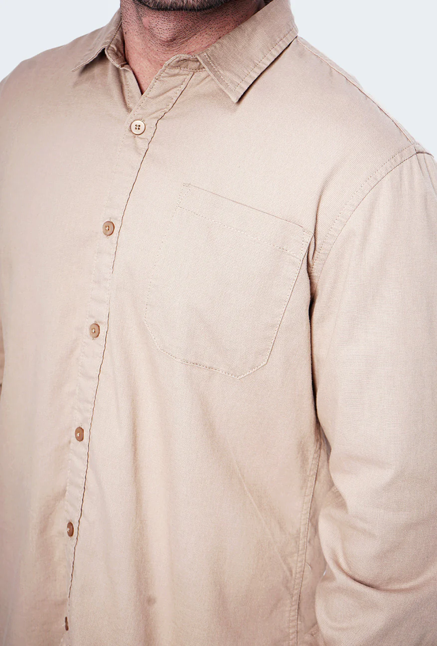 Kemeja Lengan Panjang Ottoman Cream - Image 2