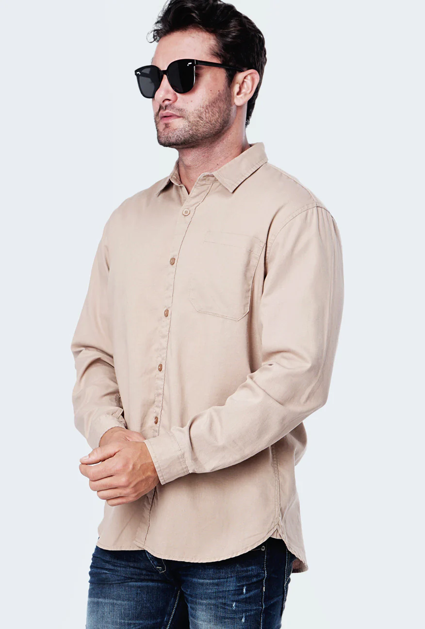 Kemeja Lengan Panjang Ottoman Cream - Image 3
