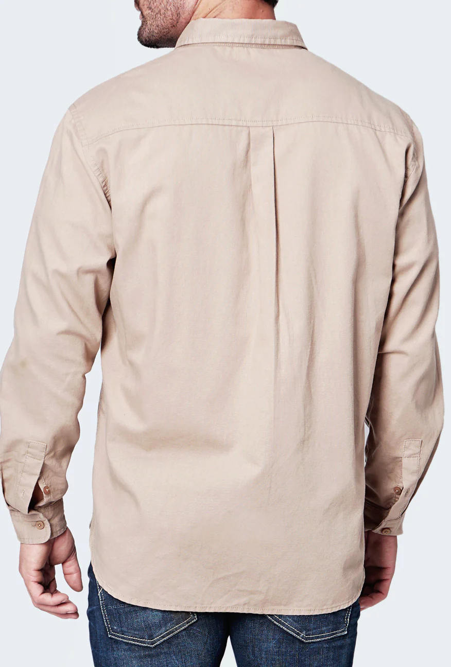 Kemeja Lengan Panjang Ottoman Cream - Image 4