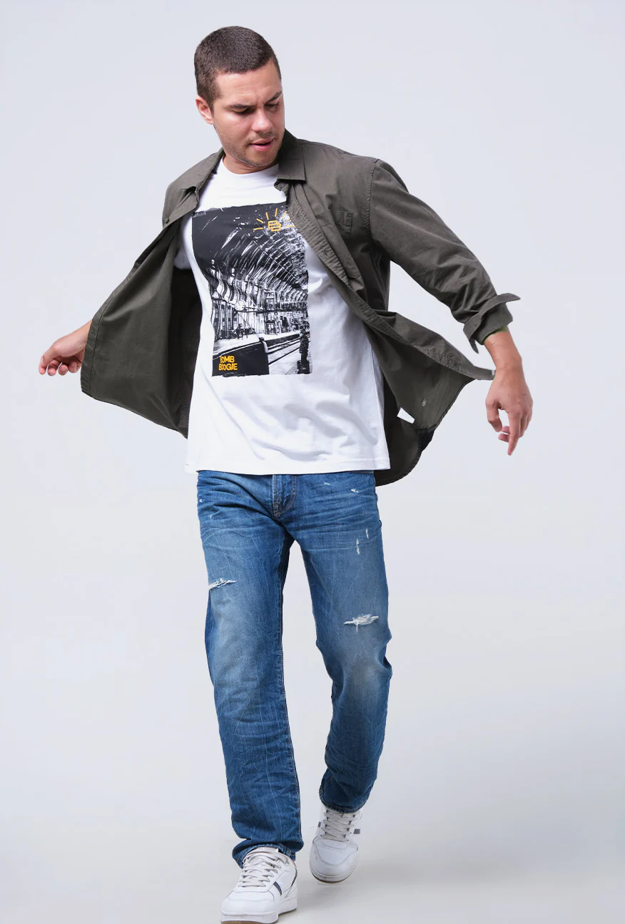Kemeja Lengan Panjang Regular Gillmour Dark Green - Image 3