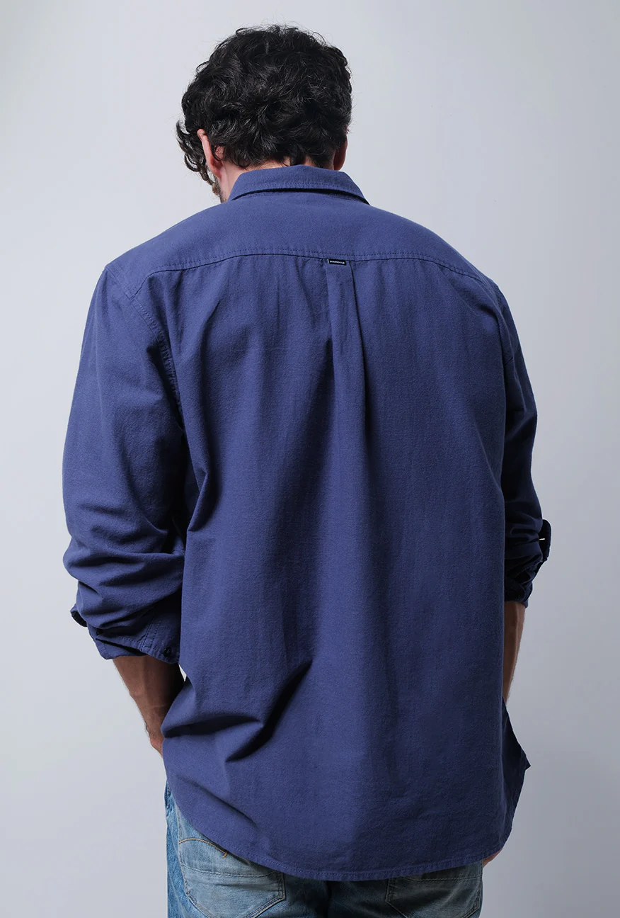 Kemeja Lengan Panjang Regular Rusty 2.0 Dark Blue - Image 4