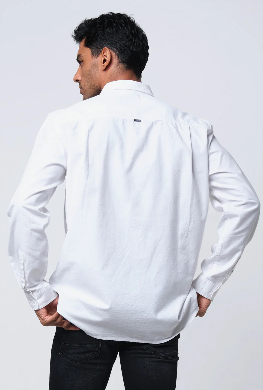 Kemeja Lengan Panjang Regular Stinger White - Image 4