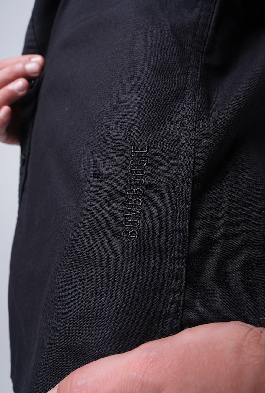 Kemeja Lengan Panjang Regular Sydow Black - Image 4