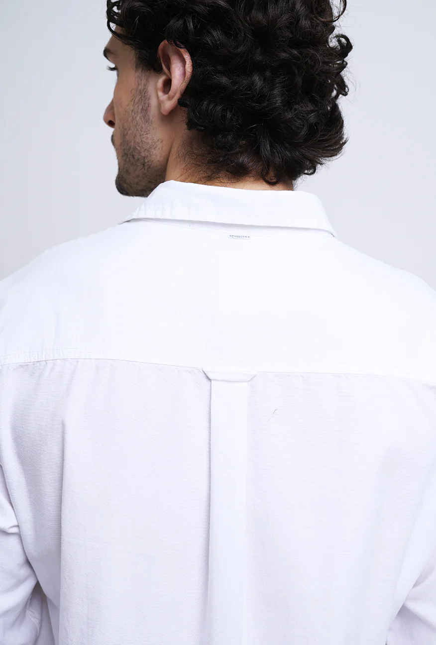 Kemeja Lengan Panjang Regular Sydow Offwhite - Image 4