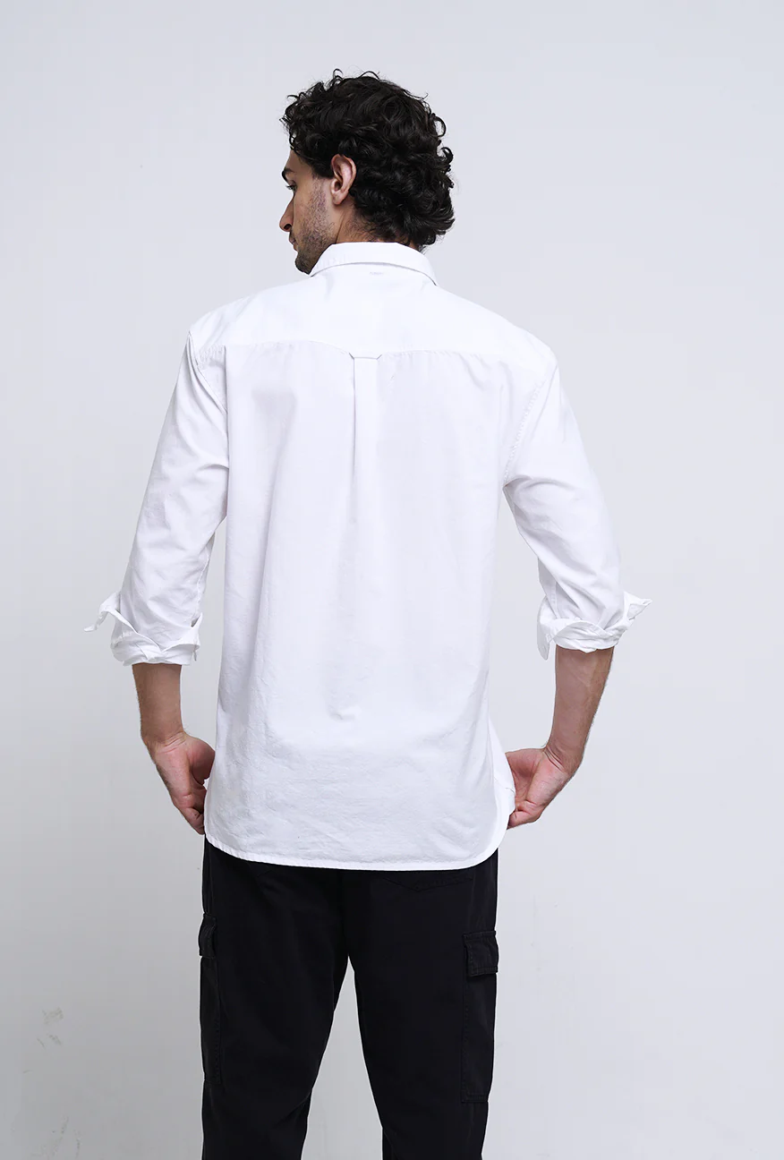 Kemeja Lengan Panjang Regular Sydow Offwhite - Image 5