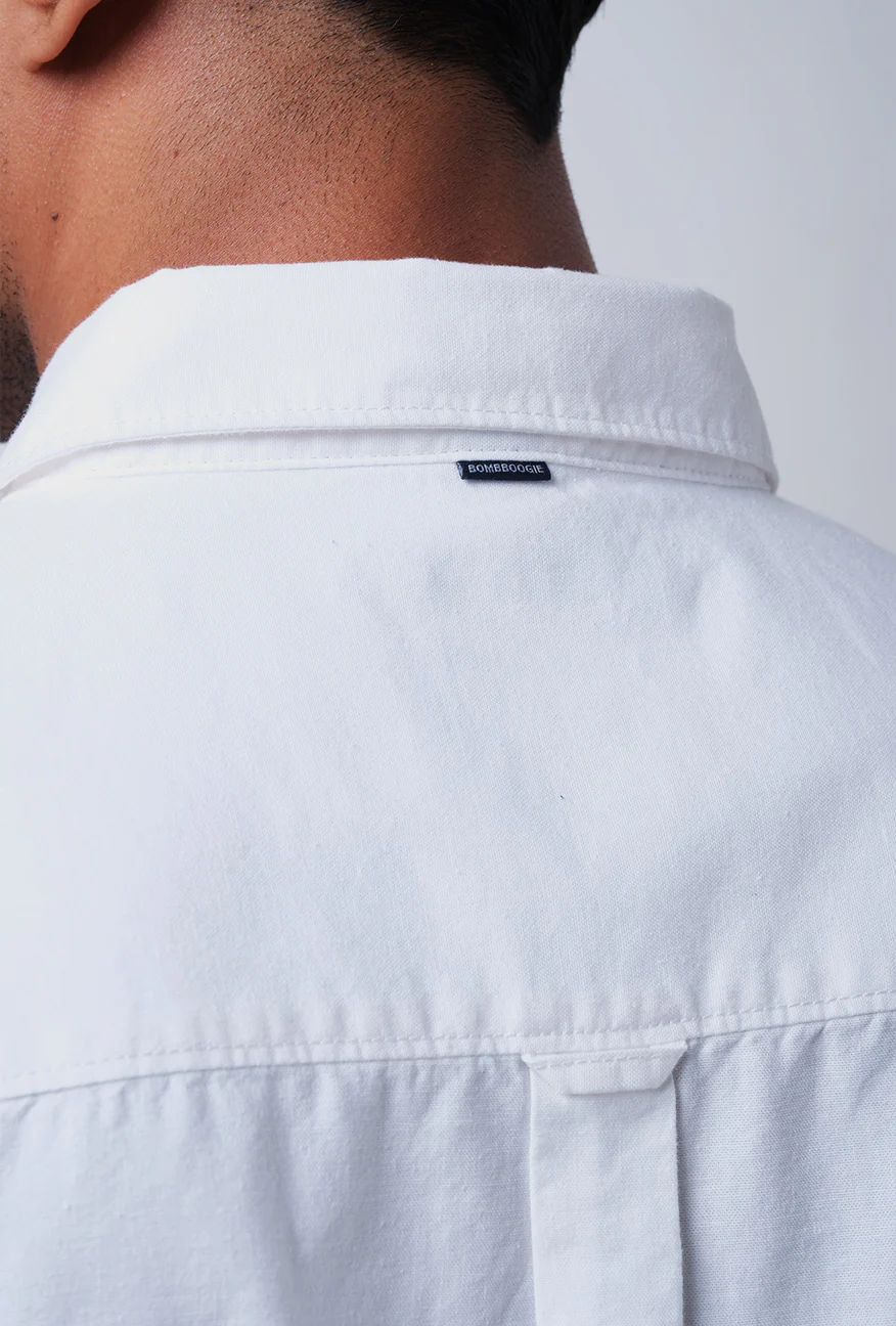 Kemeja Lengan Pendek Hemsy Offwhite Regular - Image 5