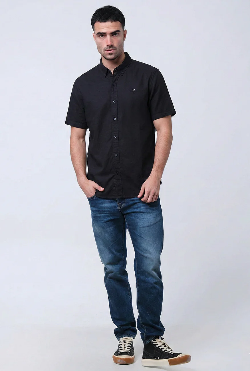 Kemeja Lengan Pendek Regular Zippy Black - Image 2