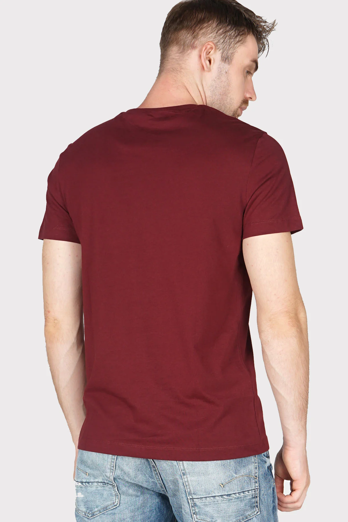 T-Shirt Lengan Pendek Keylargo Maroon - Image 4