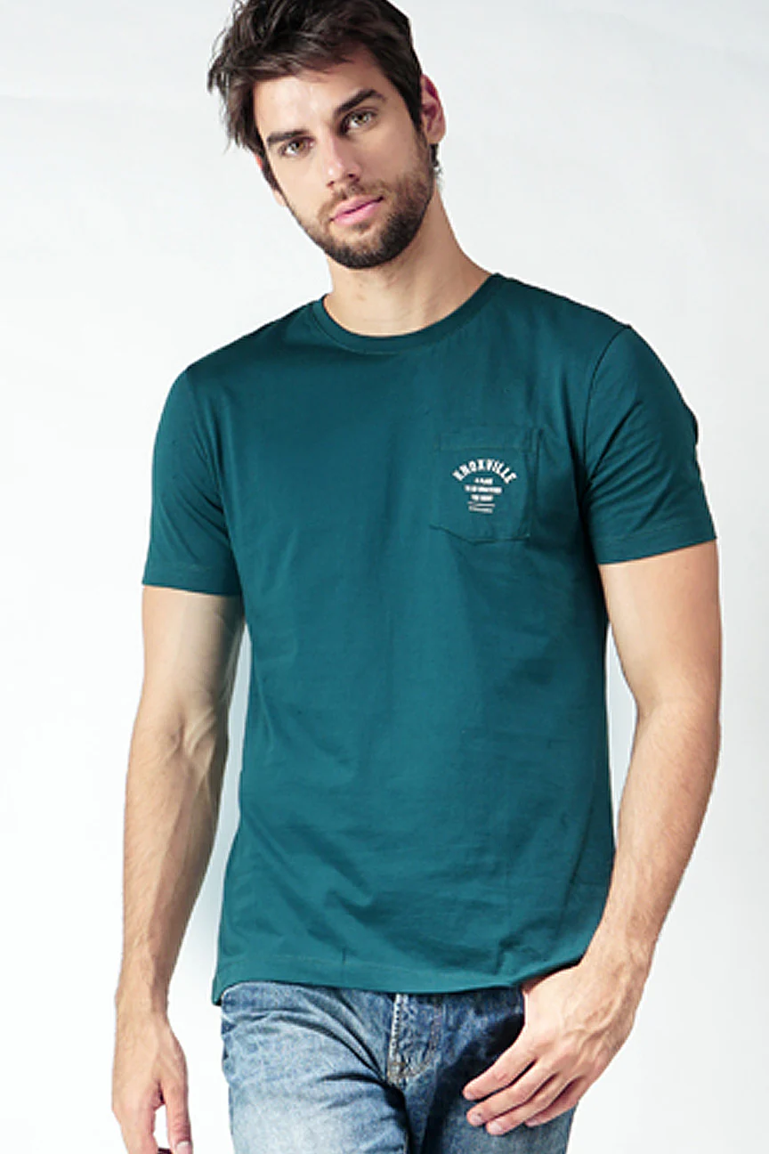 T-Shirt Lengan Pendek Knoxville Dark Green