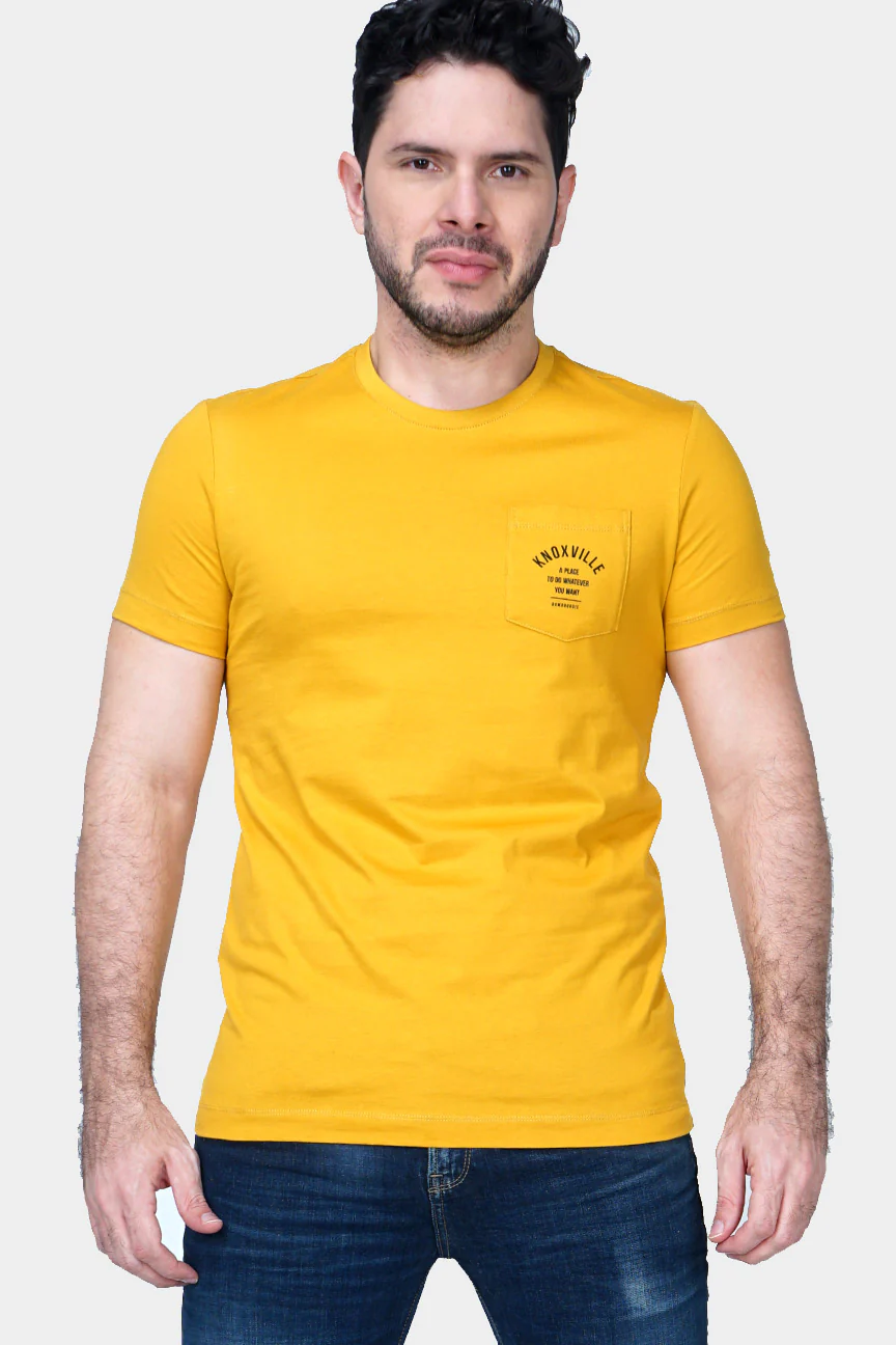 T-Shirt Lengan Pendek Knoxville Dark Yellow