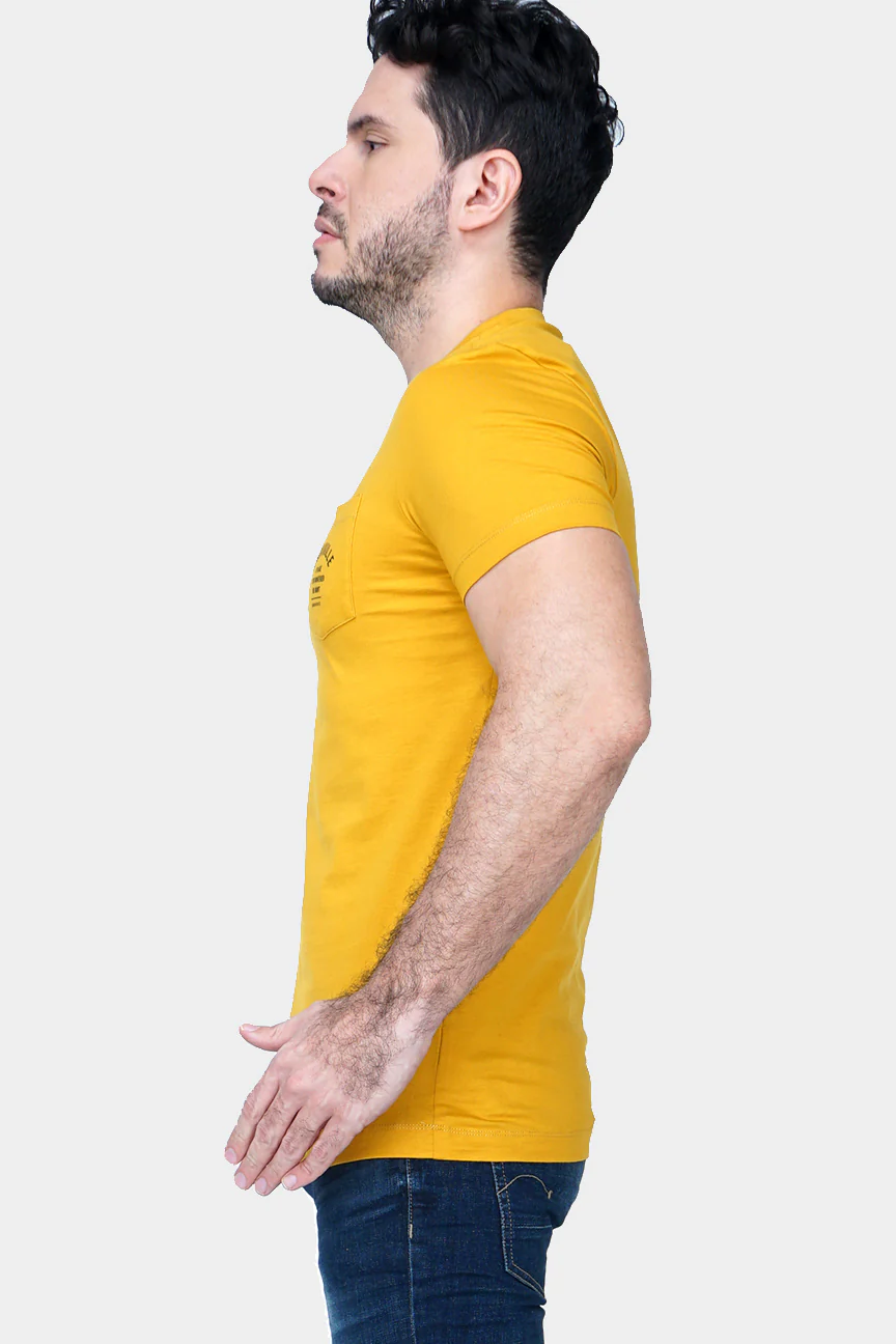 T-Shirt Lengan Pendek Knoxville Dark Yellow - Image 3