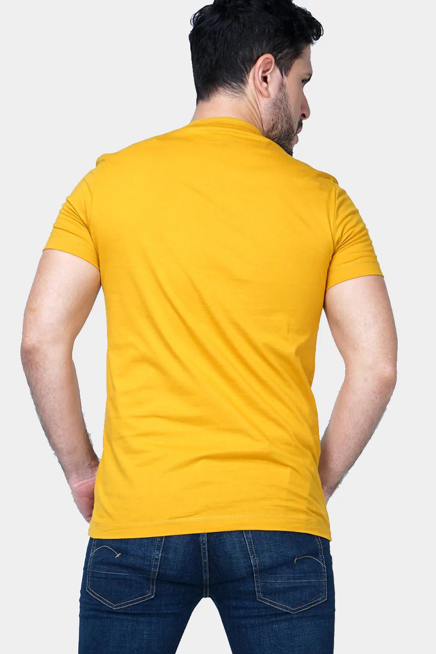 T-Shirt Lengan Pendek Knoxville Dark Yellow - Image 4