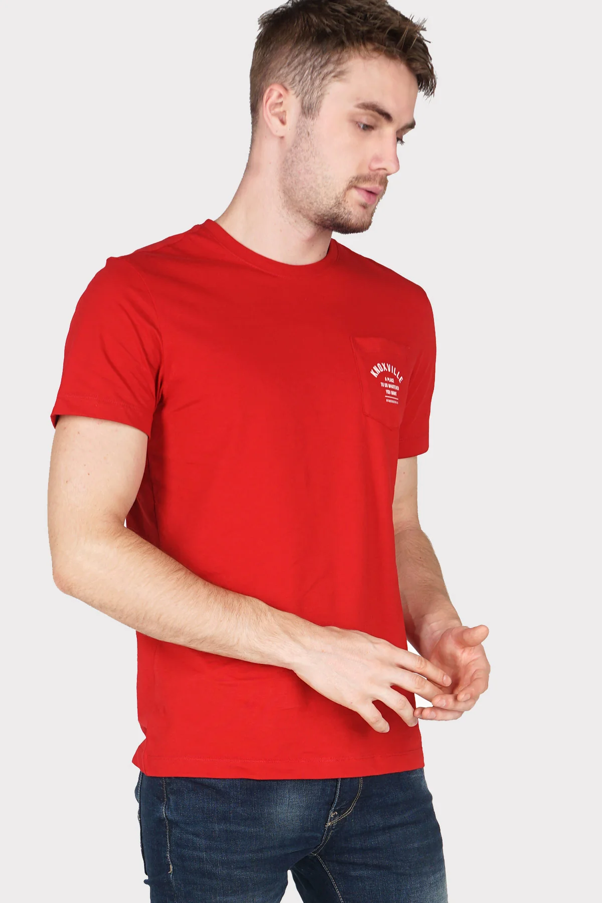 T-Shirt Lengan Pendek Knoxville Red - Image 2