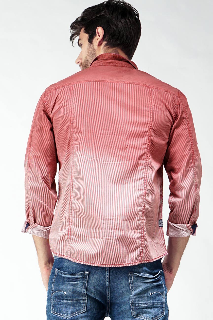 Kemeja Lengan Panjang Red World Red - Image 4