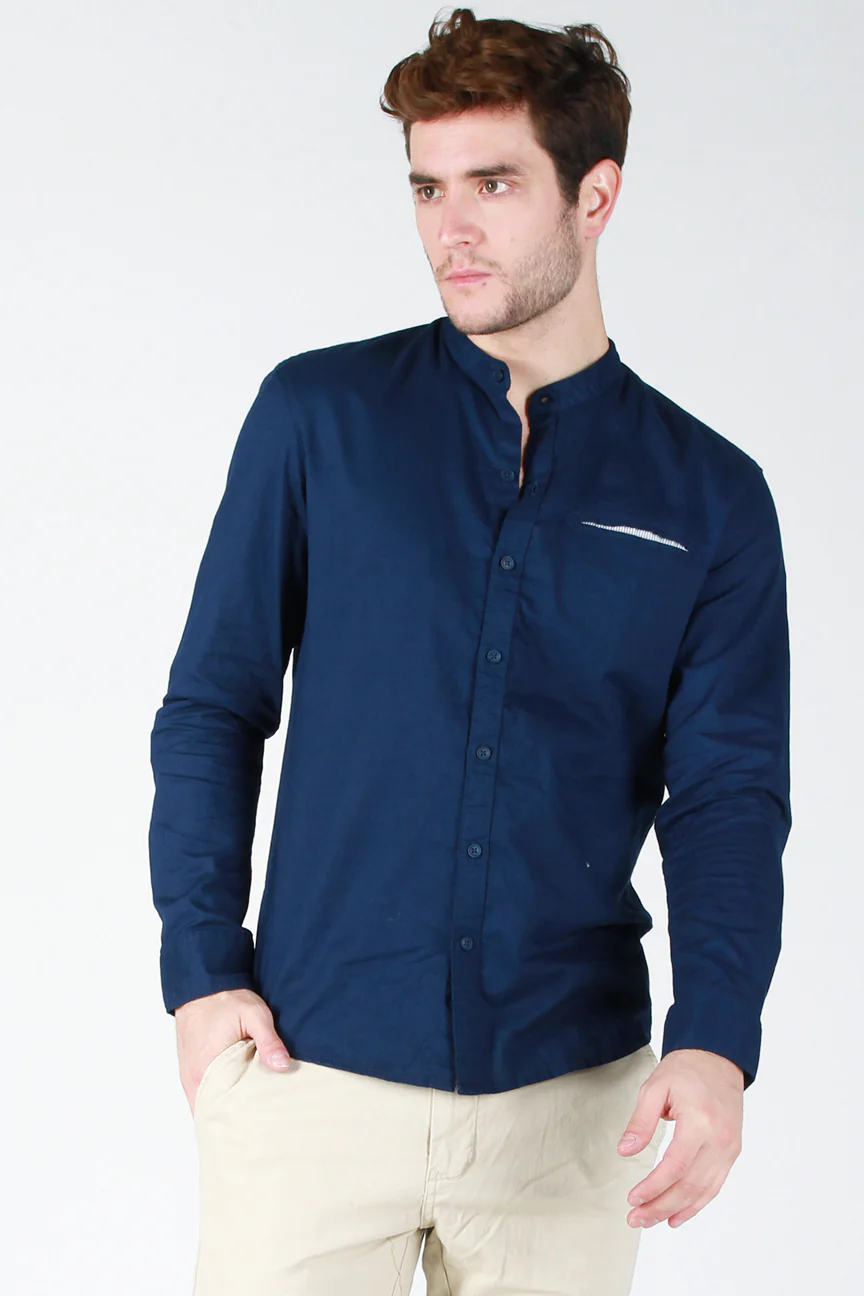 Kemeja Lengan Panjang Kylo 2 Navy