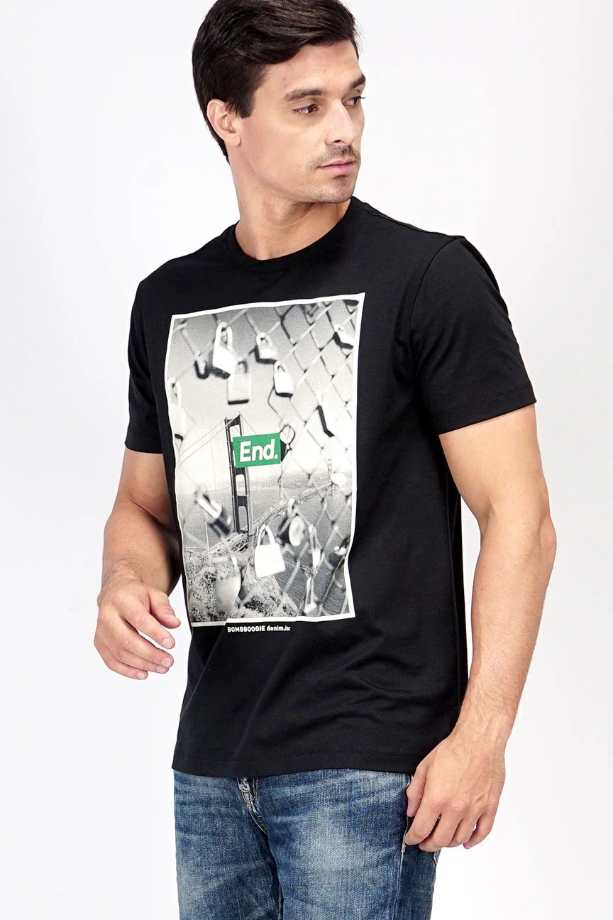 T-Shirt Lengan Pendek Lactraz Black - Image 2