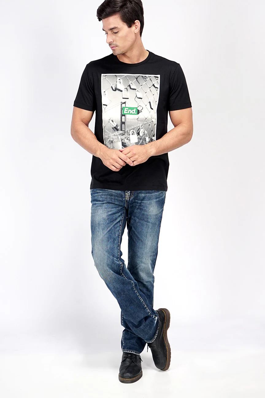 T-Shirt Lengan Pendek Lactraz Black - Image 5