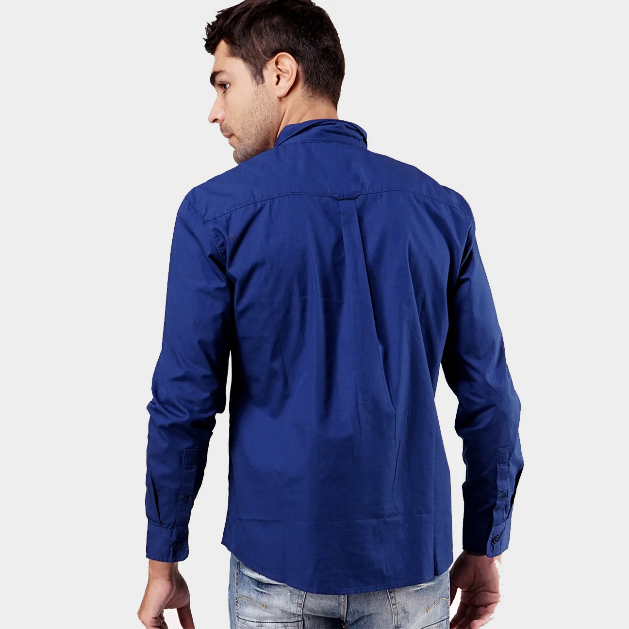 Kemeja Lengan Panjang Light Cancer Navy - Image 4