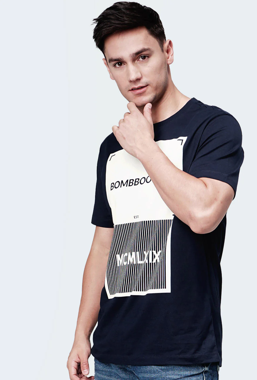 T-Shirt Lengan Pendek Machera Dark Navy