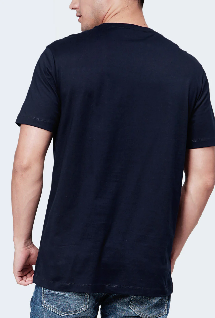 T-Shirt Lengan Pendek Machera Dark Navy - Image 5