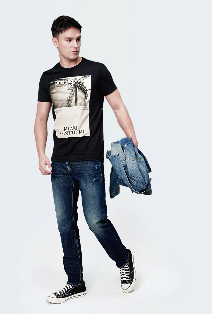 T-Shirt Lengan Pendek Madions Black