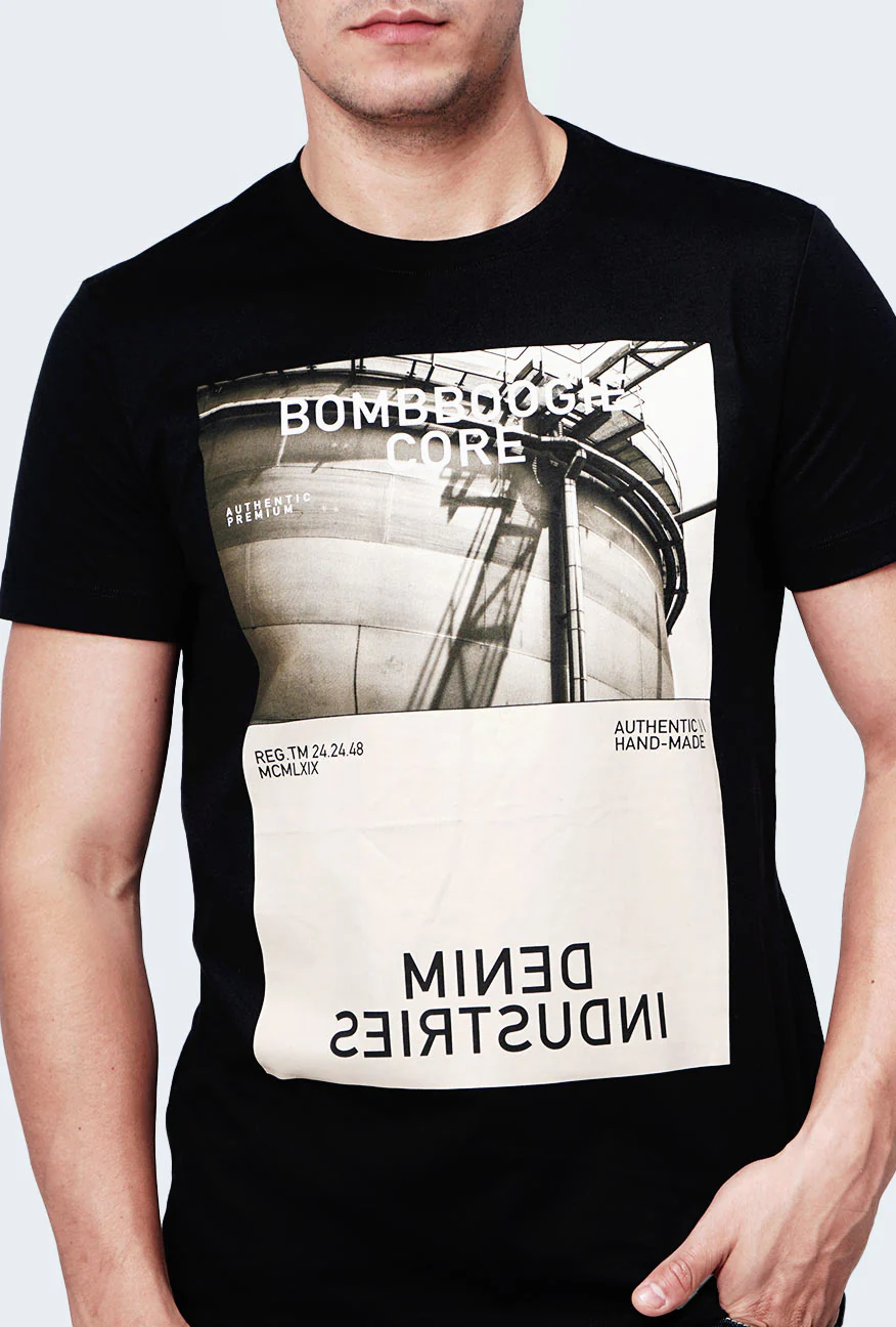 T-Shirt Lengan Pendek Madions Black - Image 2
