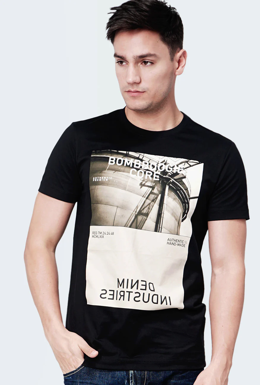 T-Shirt Lengan Pendek Madions Black - Image 3