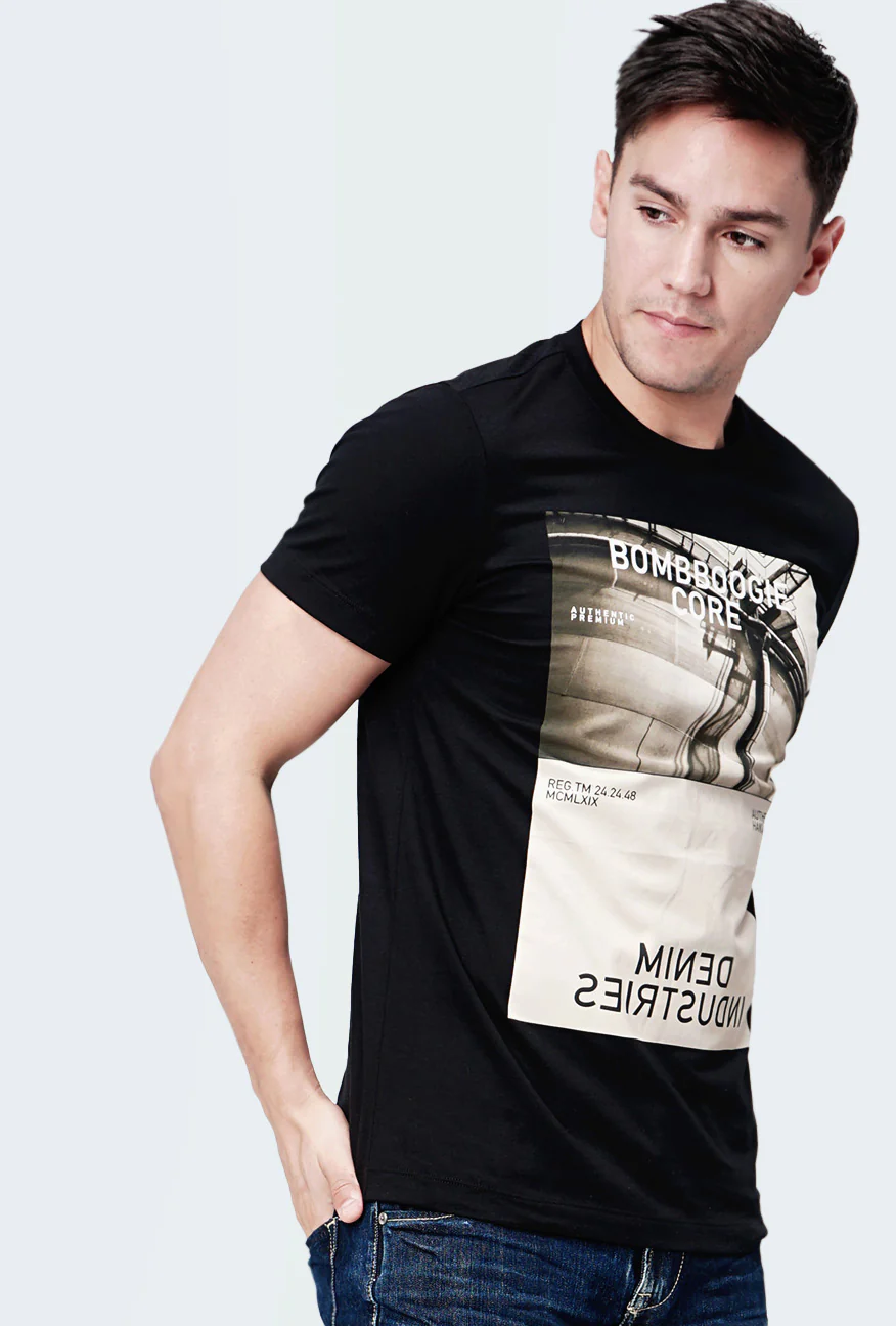 T-Shirt Lengan Pendek Madions Black - Image 4