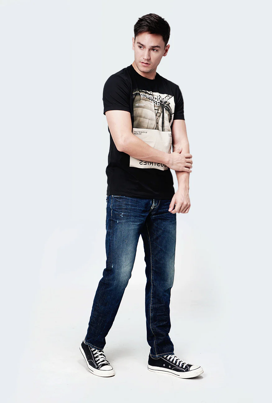 T-Shirt Lengan Pendek Madions Black - Image 5