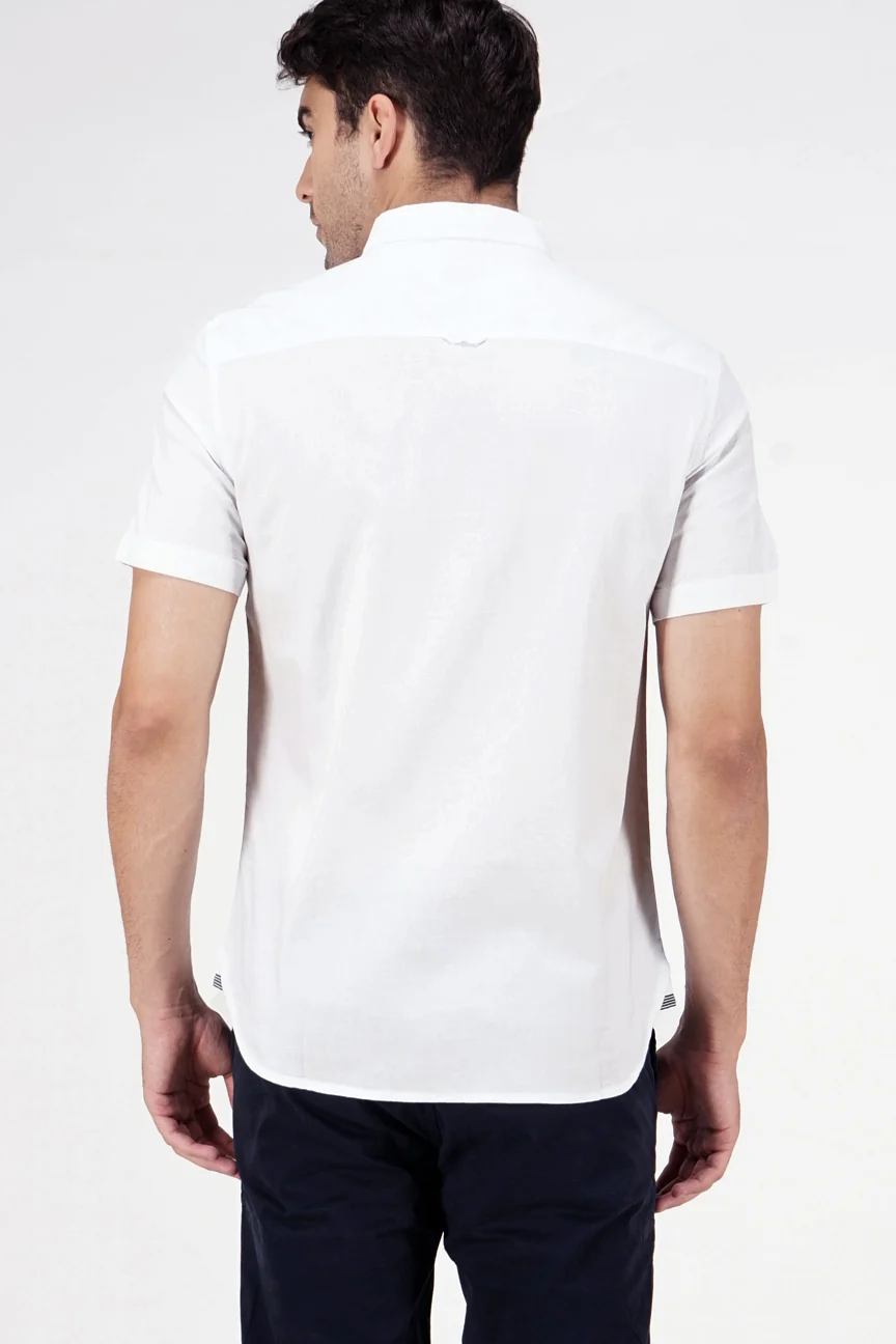 Kemeja Lengan Pendek Magnus 19 White Regular - Image 3